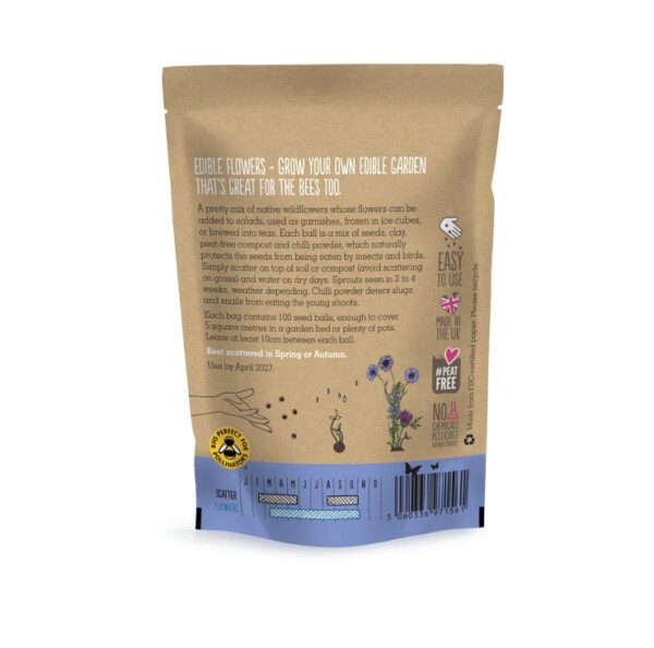 Edible Flowers Mix Seedball Grab Bag - Image 2