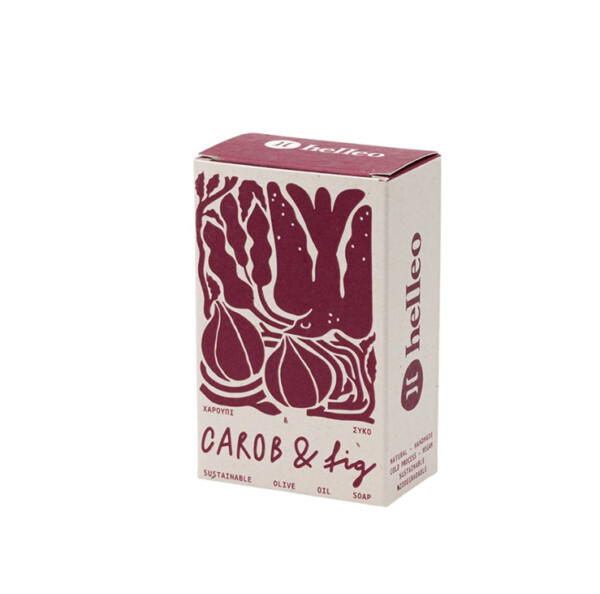 Olive Oil Soap – Carob and Fig – 125g