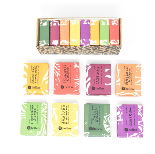 Olive Oil Mini Soap – Pack of 8 Assorted