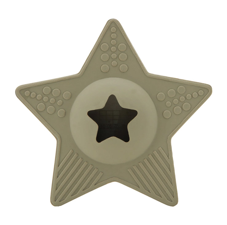 Natural Rubber Star Treat Activity Toy - Hunter Green