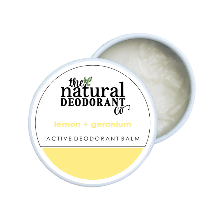 Natural Active Deodorant Balm - Lemon & Geranium Mini 10g