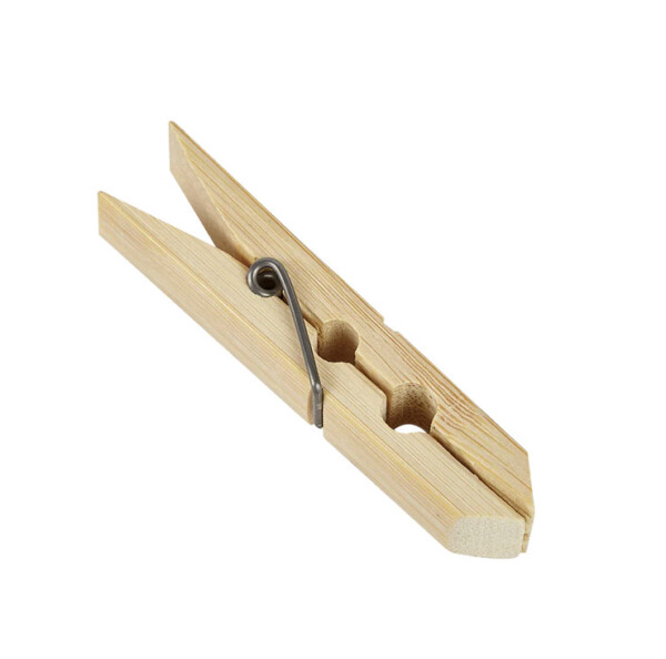 Bamboo Clothes Pegs  - 20 Pack - Image 2