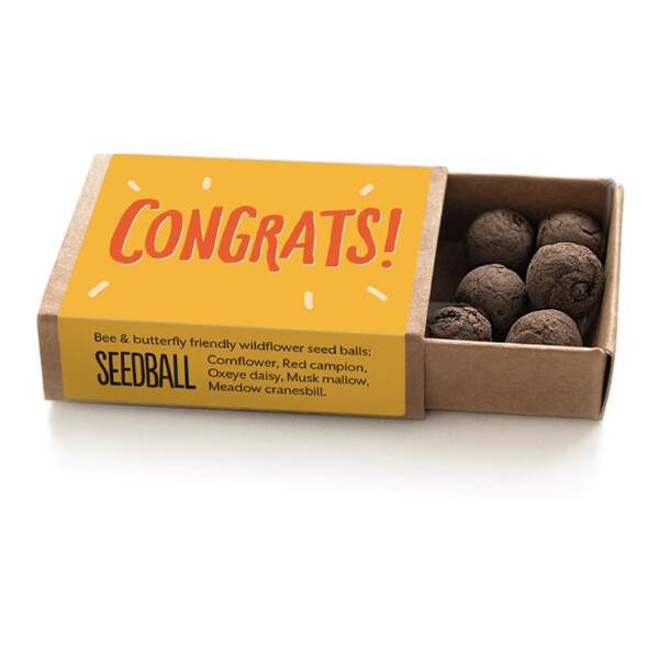 'Congrats' Seedball Box