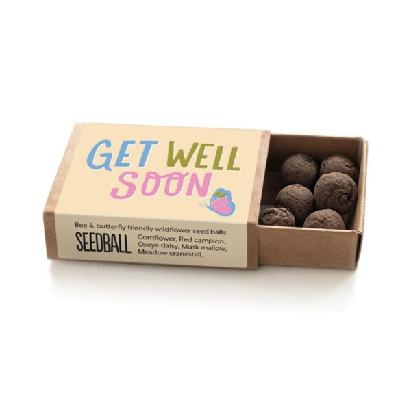'Get Well Soon' Seedball Box