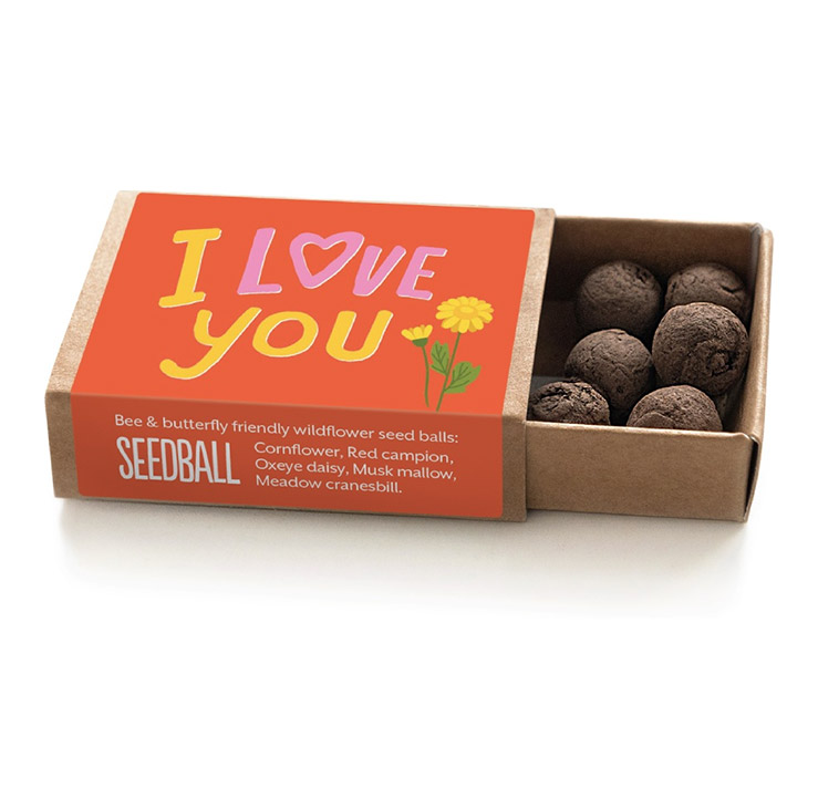 'I love You' Seedball Box