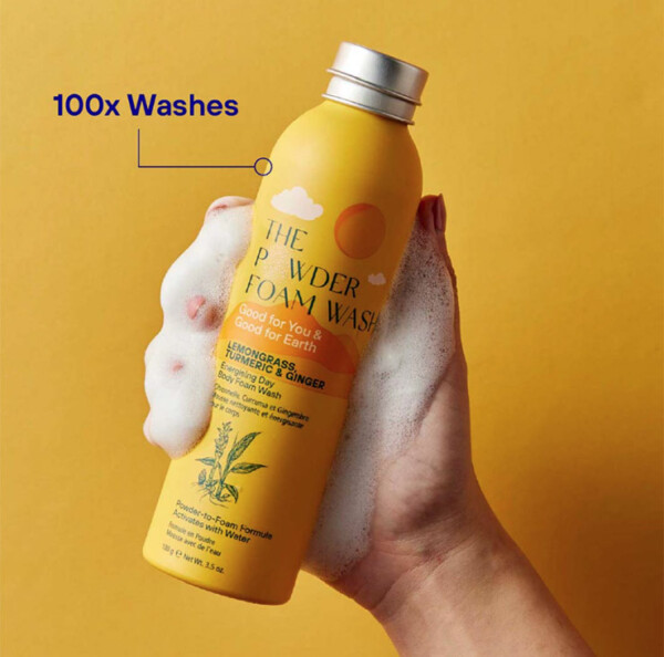 Energising Day Powder Body Foam Wash - 20g-100g - Image 3