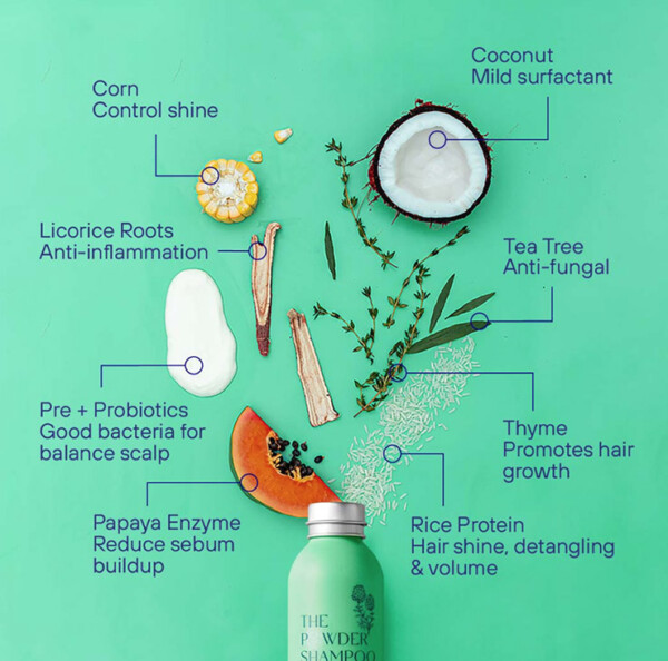 Exfoliating Powder Shampoo - Loose Dandruff Flakes 20g-100g - Image 2