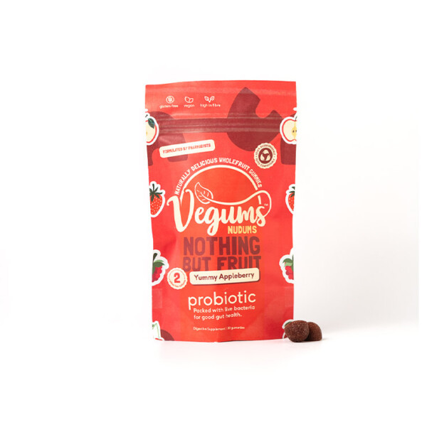 Vegums Nudums Whole fruit Probiotic - 30 pack