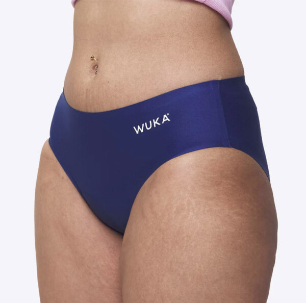 Teen Stretch Seamless Period Pants- Heavy Flow -Blue