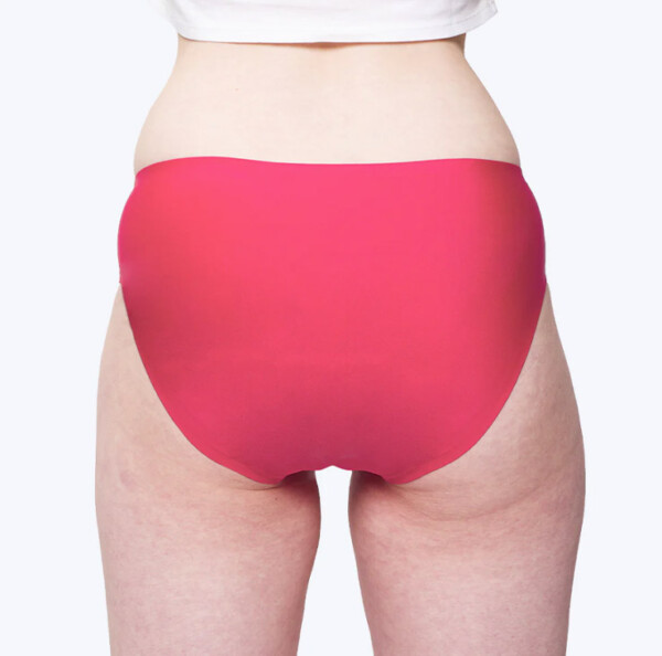 Teen Stretch Seamless Period Pants- Heavy Flow - Red - Image 3
