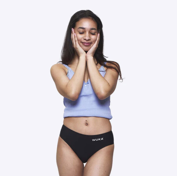 Teen Stretch Seamless Period Pants- Heavy Flow - Black - Image 3