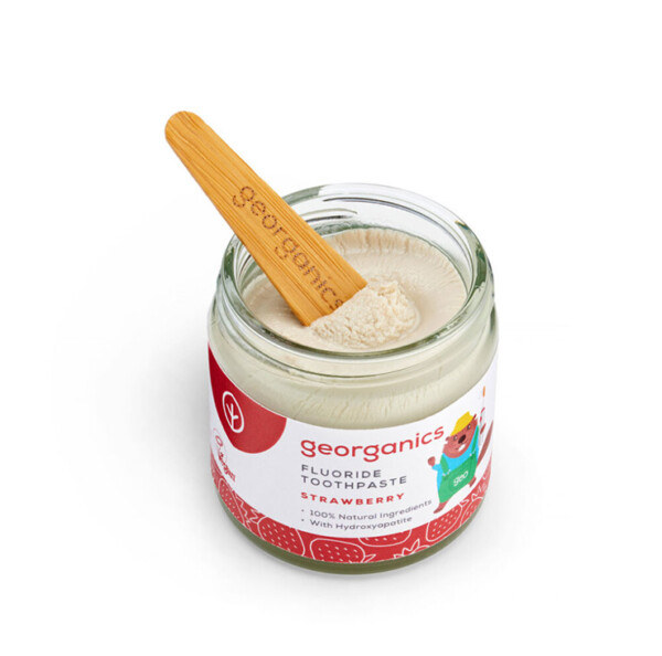 GeoKids Fluoride Toothpaste - Strawberry - Image 3