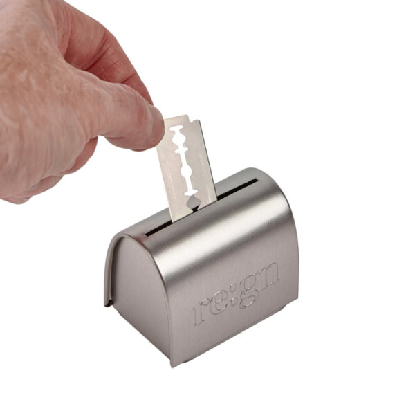 Safety Razor Blade Disposal Tin