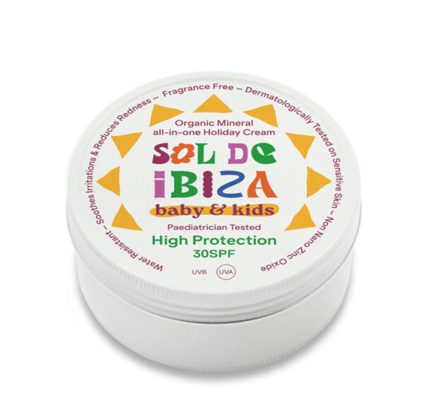 Baby & Kids Organic Mineral Holiday Cream SPF30 - 100g