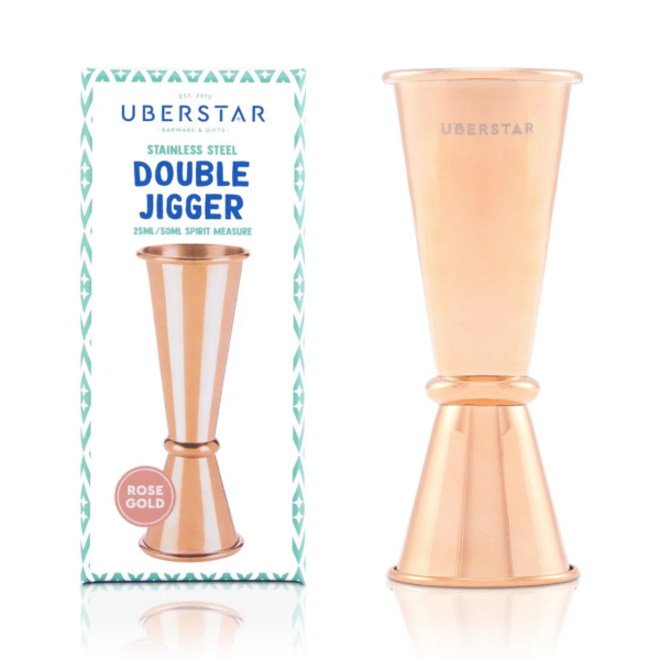 Stainless Steel Double Jigger - Rose Gold