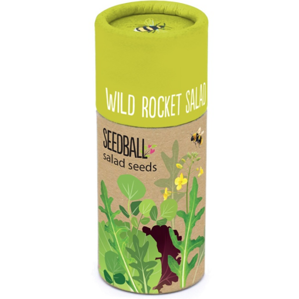 Wild Rocket Salad Seedball Tube