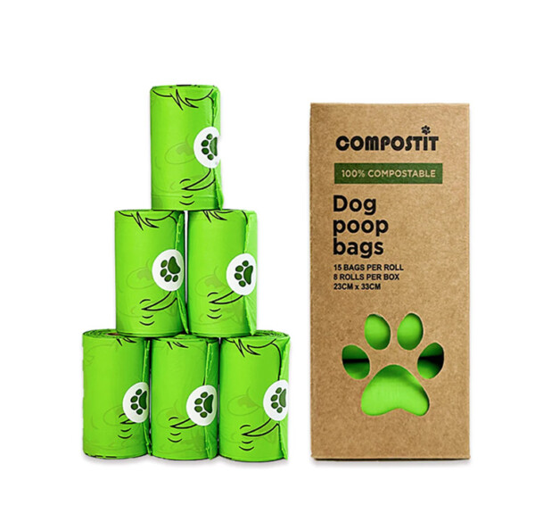 Compostable Dog Waste Bags - 120 Bags