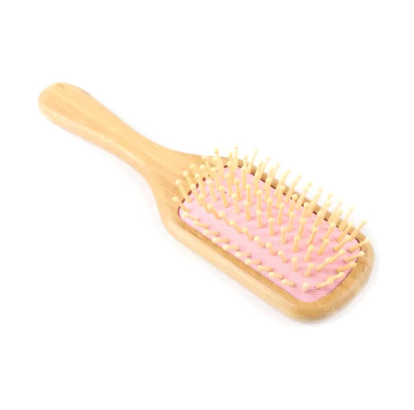 Bamboo Hair Brush - Pink