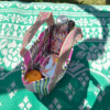 Recycled Woven Lunch Bag – Fire - Image 2