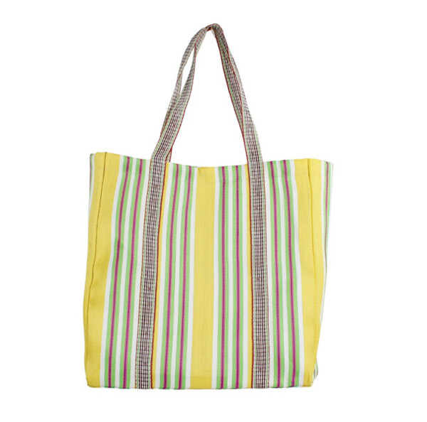 Recycled Woven Tote Bag – Beach