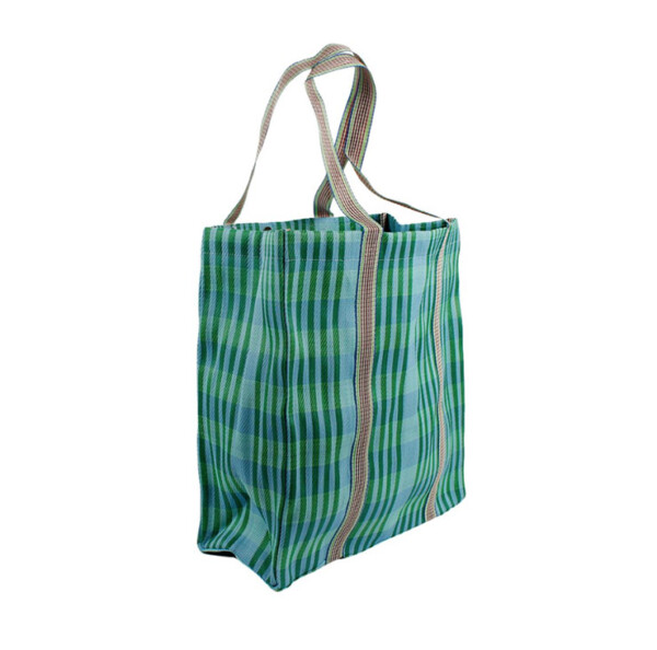 Recycled Woven Tote Bag – Ocean - Image 2