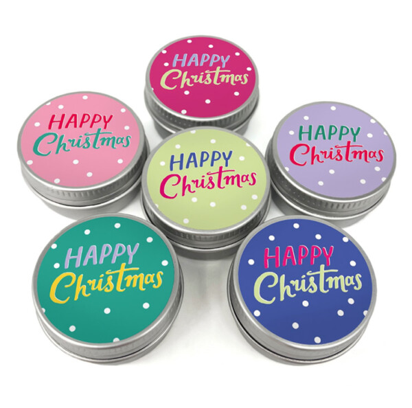 Happy Christmas Mini Tins
