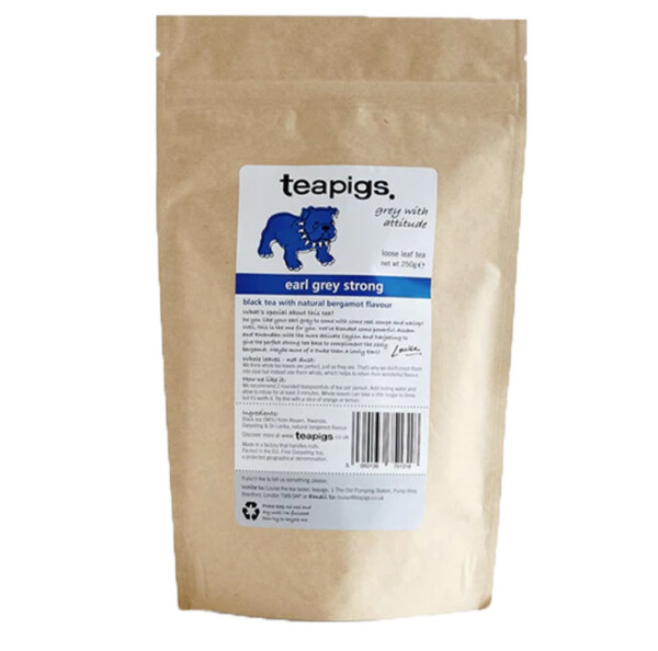 Plastic Free Loose Leaf Earl Grey Strong Tea - 250g