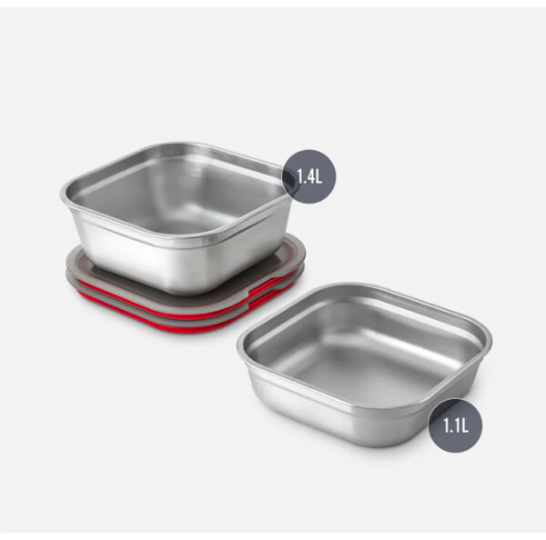 Microwavable Meal Prep Food Box - 1400ml - Image 2