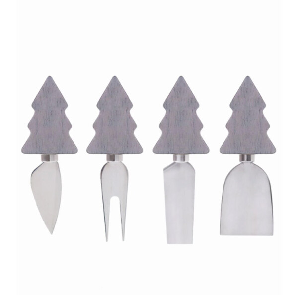 Woodland Cheese Knife Set - Grey