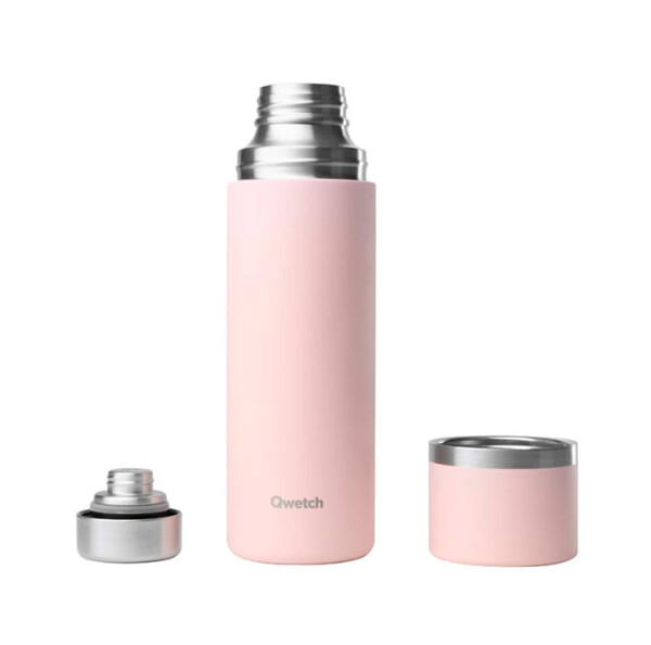 Insulated Stainless Steel Flask – Pastel Pink – 750ml - Image 3