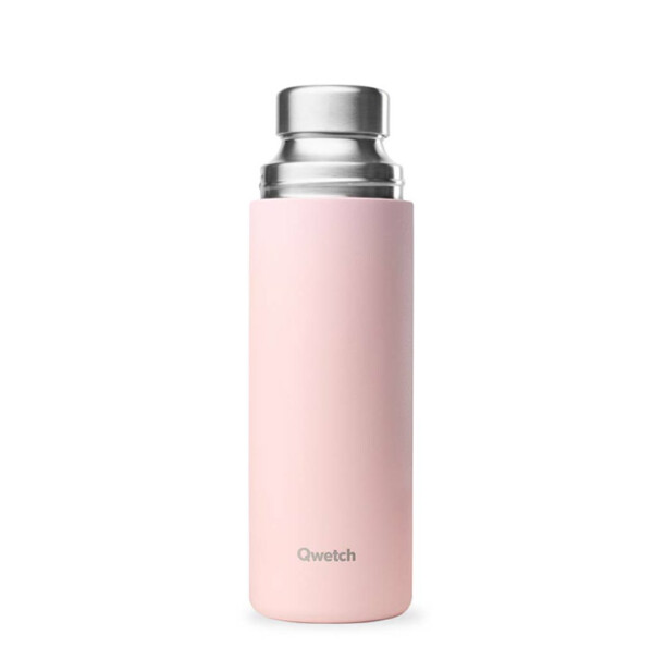 Insulated Stainless Steel Flask – Pastel Pink – 750ml - Image 2