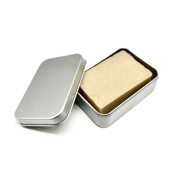 Aluminium Travel Soap Tin with Drip Tray - Image 2