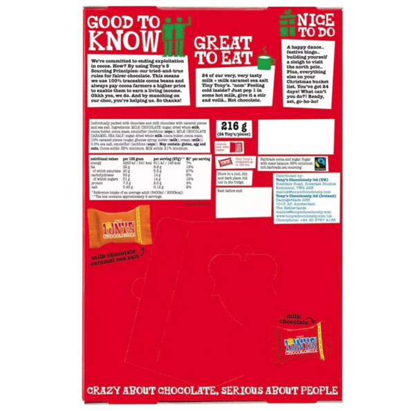 Smaller Christmas Countdown Calendar - 216g - Image 2