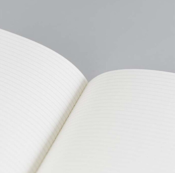 A5 Recycled Leather Notebook – Ethos – Emerald Green - Image 3