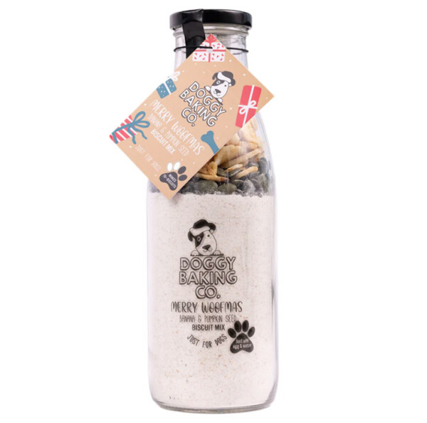 Merry Woofmas Pumpkin Seed & Banana Biscuit Doggy Biscuit Mix