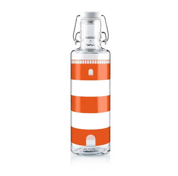 Lighthouse Glass Water Bottle – 600ml