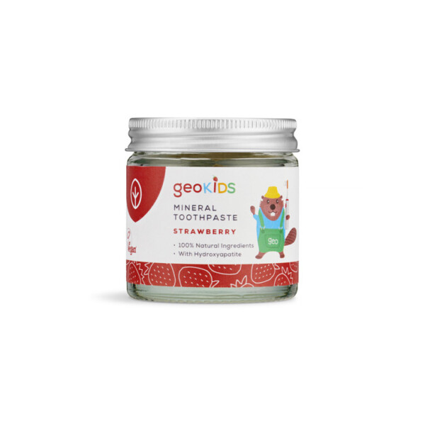 Geokids Mineral Toothpaste Fluoride Free - Strawberry