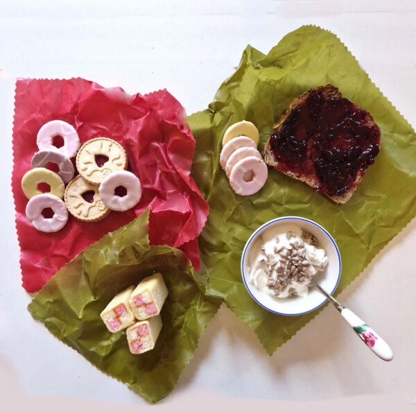 Beeswax Wraps - Sage - Set of 3 - Image 2