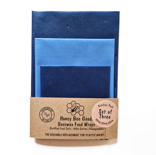 Beeswax Wraps - Sky - Set of 3