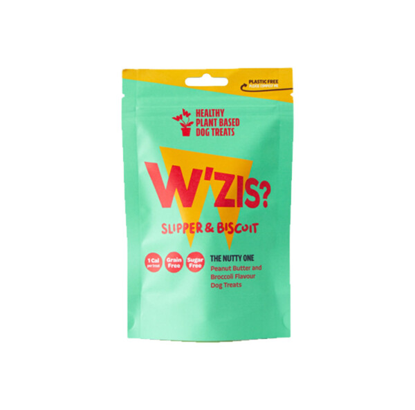 W'ZIS Slippers & Biscuits Dog Treats Pouch 80g