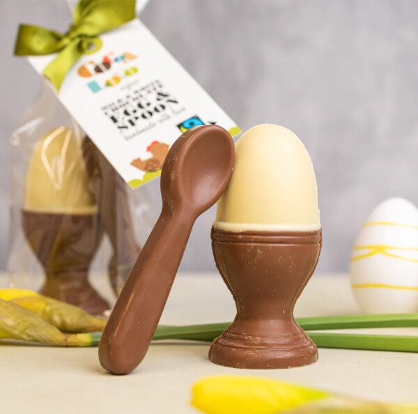Chocolate Egg & Spoon - 100g - Image 2