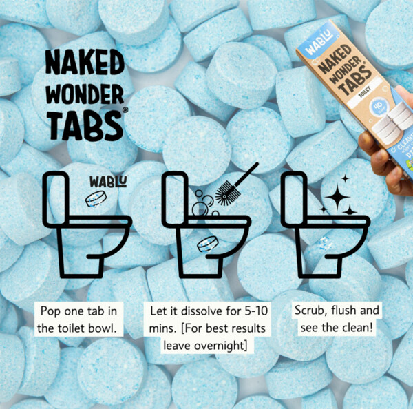 Probiotic Toilet Naked Wonder Tabs - 40 Tabs - Image 2