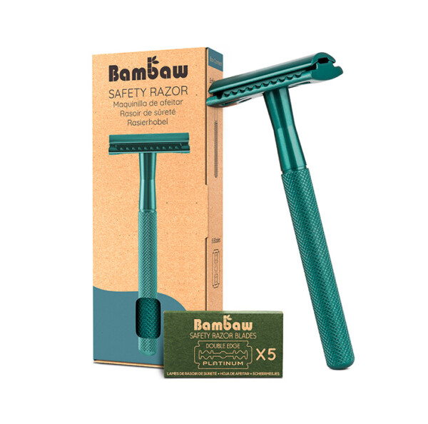 Double Edge Safety Razor - Sea Green