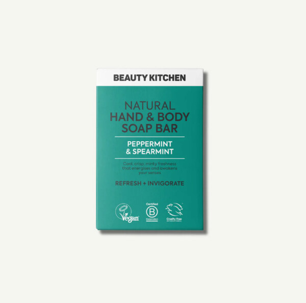 Natural Hand & Body Soap Bar Peppermint & Spearmint  - 100g