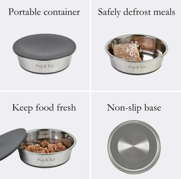 Pet Bowl with Stay-Fresh Lid - Image 3