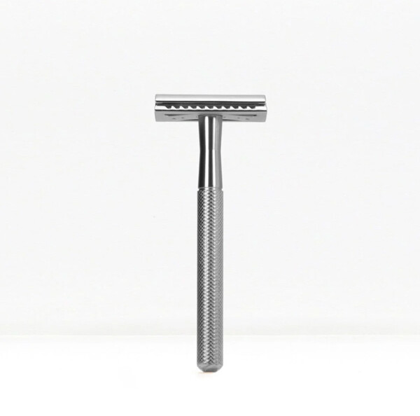 Double Edge Safety Razor - Silver - Image 2