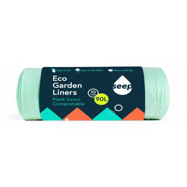 90L Eco Green Garden Waste Bags - 10 Bags