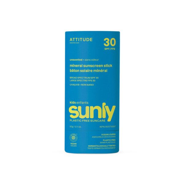 Sunly Sunscreen Stick Kids SPF30 Unscented - 60 g