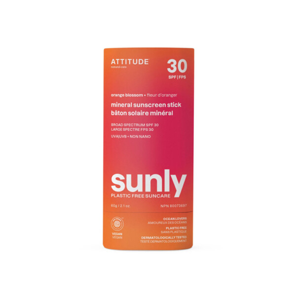 Mineral Sunscreen Stick SPF 30 - Orange Blossom - 60g