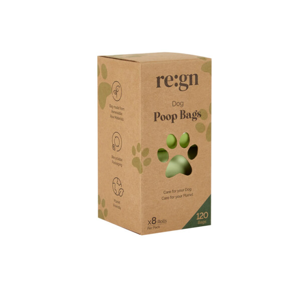 Extra Strong Compostable Dog Poop Bags – 120 Bags